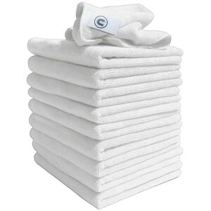 Discounted Cleaning Supplies Professional Large Microfibre Cloths - White - Pack of 10 - Discounted Cleaning Discounted Cleaning Supplies Professional Large Microfibre Cloths - White - Pack of 10 - Discounted Cleaning