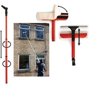 Caprican 3.5m Telescopic Window Cleaner Glass Cleaning Kit Wash Squeegee Caprican 3.5m Telescopic Window Cleaner Glass Cleaning Kit Wash Squeegee