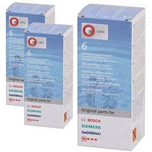Genuine BOSCH Descaler Tablets for Dolce Gusto Coffee Machine (3x Packs of 6) Genuine BOSCH Descaler Tablets for Dolce Gusto Coffee Machine (3x Packs of 6)