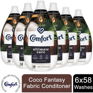 (Coco Fantasy) 6xof870ml Comfort Liquid Fabric Conditioner 58W (Coco Fantasy) 6xof870ml Comfort Liquid Fabric Conditioner 58W