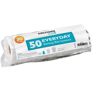 Kingfisher BB50S 30 Litre Everyday Swing Dustbin Bin Bag Liners Kingfisher BB50S 30 Litre Everyday Swing Dustbin Bin Bag Liners