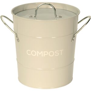 The Caddy Company (Light Greay) Metal Compost Caddy - Recycling Food Waste Bin The Caddy Company (Light Greay) Metal Compost Caddy - Recycling Food Waste Bin