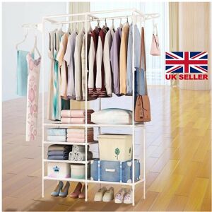 Unbranded Clothes Rail Heavy Duty Garment Rack Hanging Display Storage Shelves Unbranded Clothes Rail Heavy Duty Garment Rack Hanging Display Storage Shelves