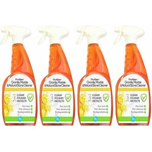 (4 x 750ml) Pro-Kleen Granite Marble Cleaner Orange Fragrance (4 x 750ml) Pro-Kleen Granite Marble Cleaner Orange Fragrance