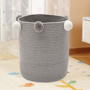 Living And Home (Grey) Laundry Basket Cute Clothes Blanket Toys Storage Bin Organizer Living And Home (Grey) Laundry Basket Cute Clothes Blanket Toys Storage Bin Organizer