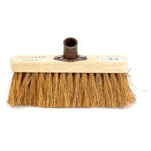 The Dustpan & Brush Store Newman and Cole 10" Wooden Broom Head with Soft Natural Coco Bristle The Dustpan & Brush Store Newman and Cole 10" Wooden Broom Head with Soft Natural Coco Bristle