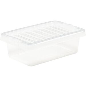 (4L) Wham Crystal Clear Storage Boxes (4L) Wham Crystal Clear Storage Boxes