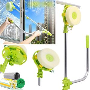 BRIEFNESS Extendable Window Cleaner U Shape High-rise Window Glass Cleaner BRIEFNESS Extendable Window Cleaner U Shape High-rise Window Glass Cleaner