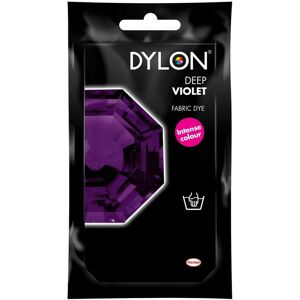 (Deep Violet) DYLON Hand Fabric Dye Sachet For Clothes & Soft Furnishings, 50g (Deep Violet) DYLON Hand Fabric Dye Sachet For Clothes & Soft Furnishings, 50g