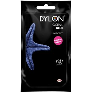 (Ocean Blue) DYLON Hand Fabric Dye Sachet For Clothes & Soft Furnishings, 50g (Ocean Blue) DYLON Hand Fabric Dye Sachet For Clothes & Soft Furnishings, 50g