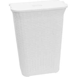 Daniel James (White) 75L Laundry Hamper Storage Linen Clothes Washing Basket Lid Plastic Ratt Daniel James (White) 75L Laundry Hamper Storage Linen Clothes Washing Basket Lid Plastic Ratt