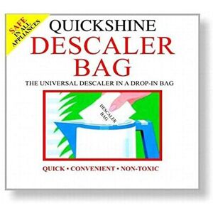 Brand:-Quickshine Eddingtons Quickshine Descaler Bags (Pack of 4) - Easily Descale Kettles & Steam Brand:-Quickshine Eddingtons Quickshine Descaler Bags (Pack of 4) - Easily Descale Kettles & Steam