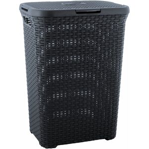 CURVER 189211 Laundry Basket Wicker Look Polypropylene 60 L CURVER 189211 Laundry Basket Wicker Look Polypropylene 60 L