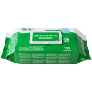 Clinell Universal Cleaning and Disinfectant Wipes for Surfaces 100 Pack Extra Thick Duty Clinell Universal Cleaning and Disinfectant Wipes for Surfaces 100 Pack Extra Thick Duty