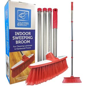 TDBS THE DUSTPAN AND BRUSH STORE Soft Indoor Broom Long Handle Sweeping Brush Floor Cleaning Kitchen TDBS THE DUSTPAN AND BRUSH STORE Soft Indoor Broom Long Handle Sweeping Brush Floor Cleaning Kitchen