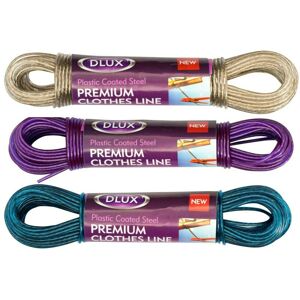 VISS DLUX 20m Outdoor Clothes Line with Steel Core and Coated Rope – Heavy-Duty Laund VISS DLUX 20m Outdoor Clothes Line with Steel Core and Coated Rope – Heavy-Duty Laund