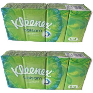 Kleenex Balsam Multipack Tissues 8 Pocket Packets of 9 Sheets Each (Pack of 2) Kleenex Balsam Multipack Tissues 8 Pocket Packets of 9 Sheets Each (Pack of 2)