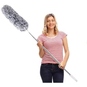 HTLY SPR Feather Duster,Extendable Duster Microfiber Long Extension Pole Scratch Resistan HTLY SPR Feather Duster,Extendable Duster Microfiber Long Extension Pole Scratch Resistan