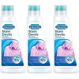 Dr Beckmann Stain Devils Pre-Wash Bleach-Free Stain Remover, 3 x 250ml Dr Beckmann Stain Devils Pre-Wash Bleach-Free Stain Remover, 3 x 250ml