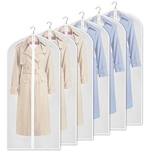 URMI Yibak Garment Covers Bag (6 PCS), 60inch Suit Bag for Storage Cloth Cover A URMI Yibak Garment Covers Bag (6 PCS), 60inch Suit Bag for Storage Cloth Cover A
