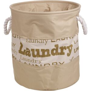 URBN Living (Beige with White Handles) 40 Litre Washing Laundry Clothes Basket Bag Hamper URBN Living (Beige with White Handles) 40 Litre Washing Laundry Clothes Basket Bag Hamper