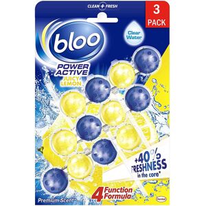 Bloo Power Active Triple Rim Block, Lemon, 150 g Bloo Power Active Triple Rim Block, Lemon, 150 g