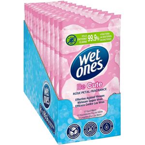 Wet Ones Be Cute Sustainable Antibacterial Wipes, 144 Wipes (12 Packs of 12 Wipe Wet Ones Be Cute Sustainable Antibacterial Wipes, 144 Wipes (12 Packs of 12 Wipe