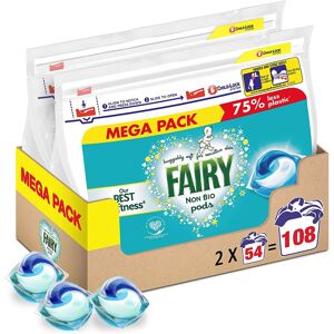 Fairy Non-Bio Pods, Washing Liquid Laundry Detergent Tablets/Capsules, 108 Washe Fairy Non-Bio Pods, Washing Liquid Laundry Detergent Tablets/Capsules, 108 Washe