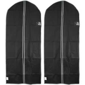 GEEZY 2 Pcs Zip Up Hanging Suit Dress Coat Garment Bag Clothes Cover DustProof S GEEZY 2 Pcs Zip Up Hanging Suit Dress Coat Garment Bag Clothes Cover DustProof S