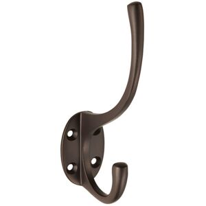 Loops Victorian Hat & Coat Hook on Oval Backplate 64mm Projection Matt Bronze Loops Victorian Hat & Coat Hook on Oval Backplate 64mm Projection Matt Bronze