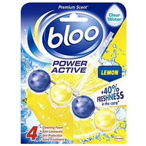 Bloo Power Active, Lemon, Toilet Rim Block, 50 g, Pack of 10 Bloo Power Active, Lemon, Toilet Rim Block, 50 g, Pack of 10