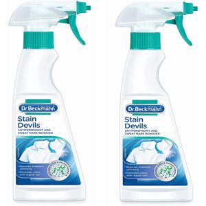 Dr Beckmann Stain Devils Antiperspirant & Sweat Mark Remover Spray (2 x 250ml) Dr Beckmann Stain Devils Antiperspirant & Sweat Mark Remover Spray (2 x 250ml)