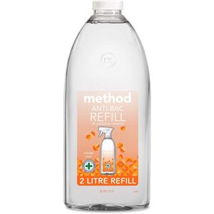 Method Antibacterial Spray Refill, All Purpose Cleaner, Orange Yuzu, 2 L Method Antibacterial Spray Refill, All Purpose Cleaner, Orange Yuzu, 2 L