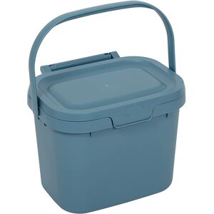 Addis Everyday Kitchen Food Waste Compost Caddy Bin, 4.5 Litre, Air Blue Addis Everyday Kitchen Food Waste Compost Caddy Bin, 4.5 Litre, Air Blue