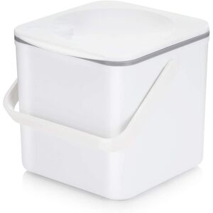 Minky Homecare Food Compost Caddy, White Minky Homecare Food Compost Caddy, White