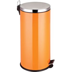 Premier Housewares Orange Pedal Bin - 30 Ltr Premier Housewares Orange Pedal Bin - 30 Ltr