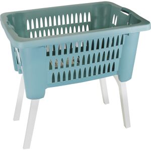 Unbranded (Coloured) Washing Laundry Basket Bin Sturdy Plastic Linen Storage Folding Legs Unbranded (Coloured) Washing Laundry Basket Bin Sturdy Plastic Linen Storage Folding Legs