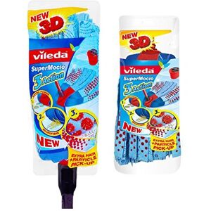 Vileda Supermocio 3 Action Mop with Extra Refill Vileda Supermocio 3 Action Mop with Extra Refill
