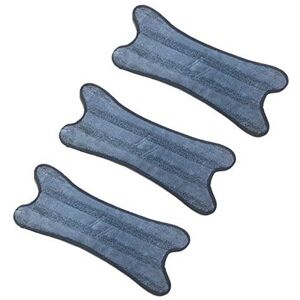 Addis Ultima Mop Pack of 3 Refill Replacement Heads Pads, Blue Grey, 38 x 15cm Addis Ultima Mop Pack of 3 Refill Replacement Heads Pads, Blue Grey, 38 x 15cm