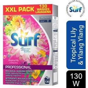 Surf Pro Formula Mega Pack Tropical Lily Washing Powder 130W, 8.4Kg Surf Pro Formula Mega Pack Tropical Lily Washing Powder 130W, 8.4Kg