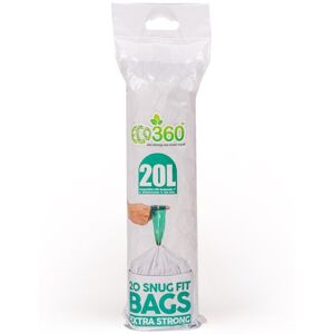Brabantia Eco360 Compatible Bin Liners - 20L Pack 20 Brabantia Eco360 Compatible Bin Liners - 20L Pack 20