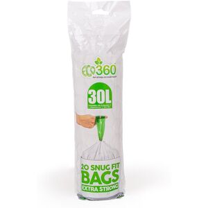 eco+ Eco360 Brabantia Compatible Bin Liners 30L Pack 20 eco+ Eco360 Brabantia Compatible Bin Liners 30L Pack 20