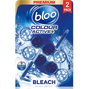 Bloo Colour Active Toilet Rim Block, Bleach, Twin Pack, 2 x 50g Bloo Colour Active Toilet Rim Block, Bleach, Twin Pack, 2 x 50g