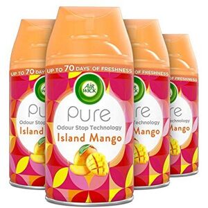 Air Wick AirWick Air Freshener Freshmatic Autospray Refill, Island Mango, Multipack of 4 Air Wick AirWick Air Freshener Freshmatic Autospray Refill, Island Mango, Multipack of 4