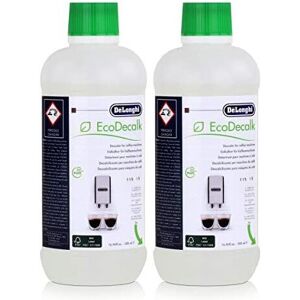DeLonghi EcoDecalk DLSC500 Descaler 500ml - 5513296041 (2 Packs of 500ml) DeLonghi EcoDecalk DLSC500 Descaler 500ml - 5513296041 (2 Packs of 500ml)