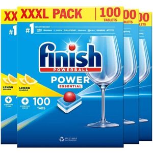 Finish Powerball All in One Deep Clean Dishwasher Tablets, Lemon Sparkle - 400 T Finish Powerball All in One Deep Clean Dishwasher Tablets, Lemon Sparkle - 400 T