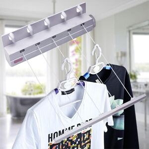 GreenZech 18m Wall Mounted Washing Clothes Laundry 5 line Airer Dryer Retractable Cloth Ha GreenZech 18m Wall Mounted Washing Clothes Laundry 5 line Airer Dryer Retractable Cloth Ha