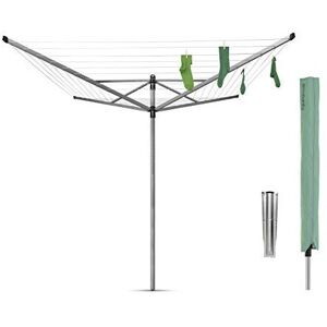 Brabantia Lift-O-Matic Rotary Dryer Clothes Line - 196 feet, 311048 , Grey Brabantia Lift-O-Matic Rotary Dryer Clothes Line - 196 feet, 311048 , Grey
