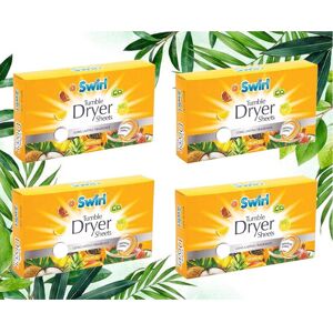 140 Swirl Tumble Dryer Sheets Tropical Fabric Conditioner Laundry Aid 140 Swirl Tumble Dryer Sheets Tropical Fabric Conditioner Laundry Aid