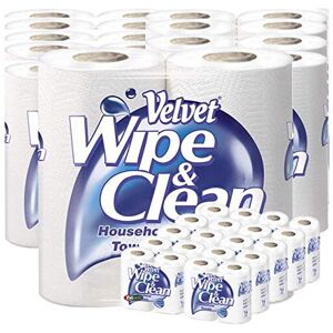 Fulcare Velvet Wipe & Clean Excellent Value Thick & Strong Kitchen Household Towels 20 R Fulcare Velvet Wipe & Clean Excellent Value Thick & Strong Kitchen Household Towels 20 R